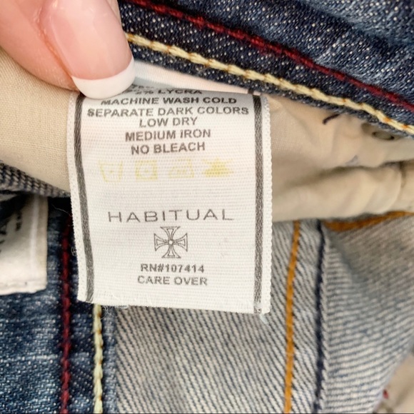Habitual Receive Denim Jeans Nitro Wash - Picture 6 of 8